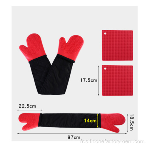 Gants de cuisson longs Gants BBQ Gants